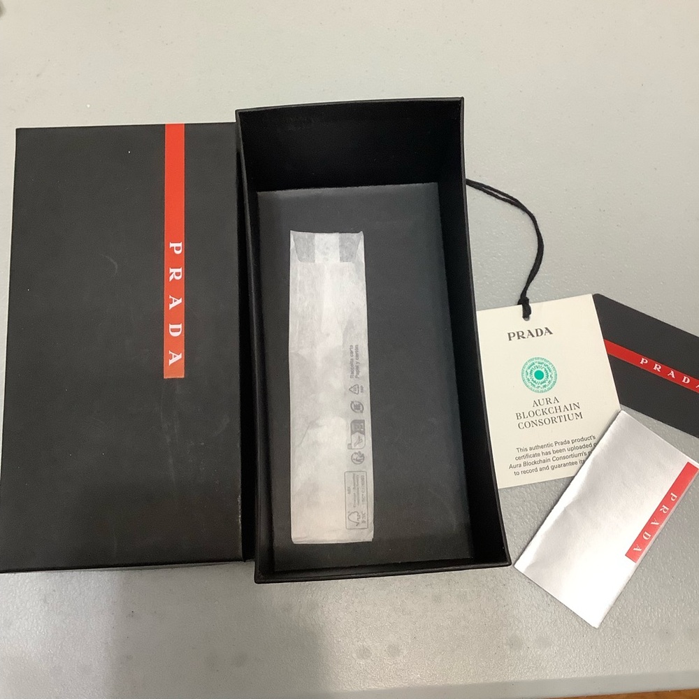 Prada Black Gift Box 7” x 3” x 3.5”